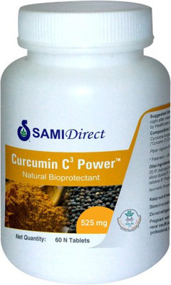 SAMIDIRECT Curcumin C3 Power Tablets 525mg 60 TAB(60 Tablets)