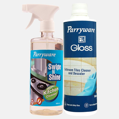 Parryware Gloss Tile cleaner & Swipe N Shine Kitchen cleaner COMBO(1000 ml)