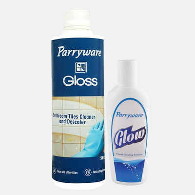 Parryware Gloss Tile cleaner & Glow Faucet cleaning solution COMBO(450 ml)