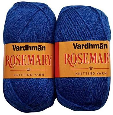 JEFFY Vardhman Rosemary Wool Hand Knitting/Art Craft Soft Yarn, 200 Gram Shade no-22
