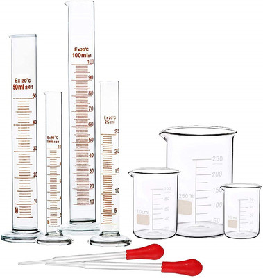 Salco 250 ml Measuring Beaker(Pack of 9)