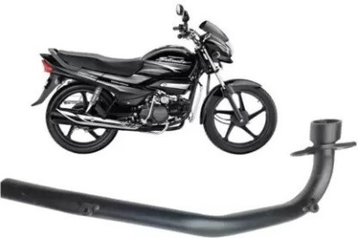 Mvaeshop Hero Splendor Plus, Splendor Slip-on Exhaust System(Mild Steel)