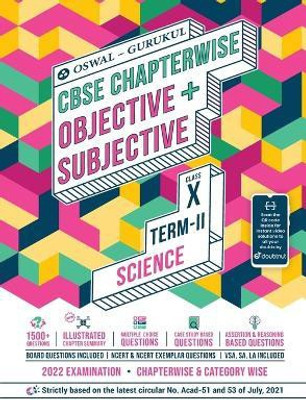 Science Chapterwise Objective + Subjective for CBSE Class 10 Term 2 Exam(English, Paperback, Oswal)
