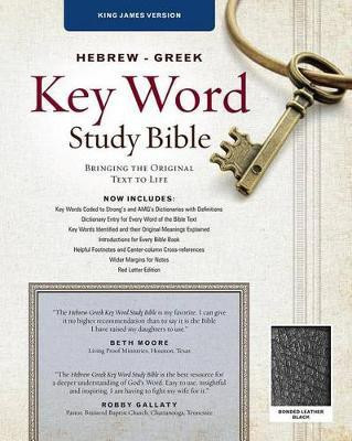 KJV Hebrew-Greek Key Word Study Bible Black, The(English, Leather / fine binding, Baker Warren Patrick)