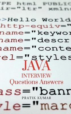 Java-Interview-Questions-Answers(English, Paperback, Kumar Pratik)