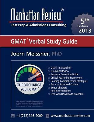 Manhattan Review GMAT Verbal Study Guide [5th Edition](English, Paperback, Meissner Joern)
