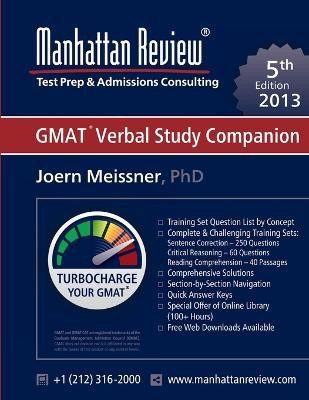 Manhattan Review GMAT Verbal Study Companion [5th Edition](English, Paperback, Meissner Joern)