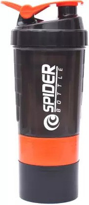 TEQTIS 600 ml Plastic Sipper(Pack of 1, Orange)