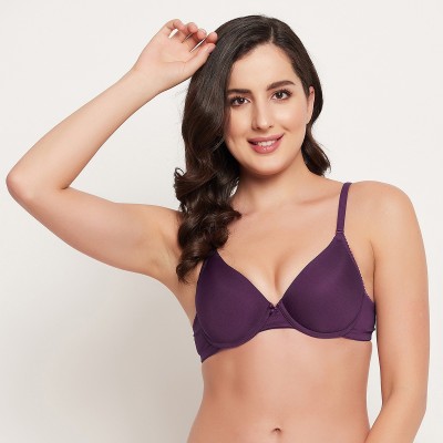 Clovia Women Push-up Lightly Padded Bra(Purple)