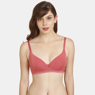 Rosaline By Zivame Women Balconette Lightly Padded Bra(Red)