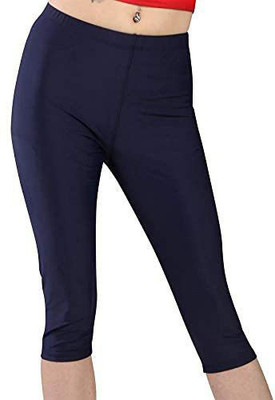 Rzlecort Casual wear, Sports wear Gym, Yoga,Water Sports,Cycling,regulart fit Capri Women Black Capri