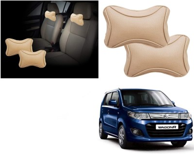 Shop Buy Beige Leatherite, Cotton Car Pillow Cushion for Maruti Suzuki(Rectangular, Pack of 2)