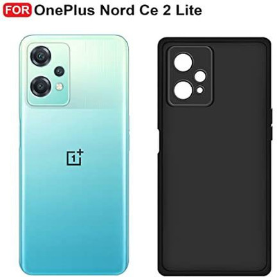CASEHUNT Back Cover for Oneplus Nord CE 2 Lite 5G(Black, Camera Bump Protector, Silicon, Pack of: 1)