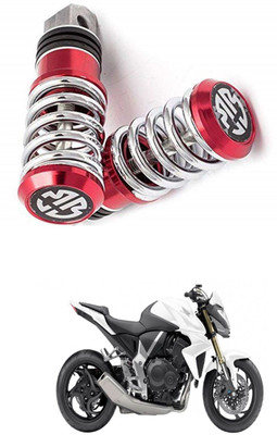 LOVMOTO Universal for Bike Spring Coil Style Bike Foot rest a350 Foot Rest(Red)