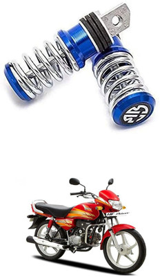 PRTEK Bike 1 Pair Aluminum Aolly Motorcycle Rear Set Footrest Footpeg 88 Foot Rest(Blue)