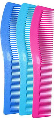 SHD COLLECTIONS Hair Combs Combo for Women and Men (Multicolour) - Pack of 3
