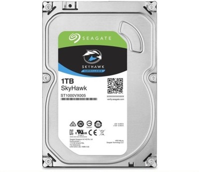 Seagate SKYHAWK 1 TB Surveillance Systems, All in One PC's, Network Attached Storage, Desktop Internal Hard Disk Drive (HDD) (1 TB Surveillance Systems Internal Hard Disk Drive (ST1000VX005))(Interface: SATA, Form Factor: 3.5 inch)