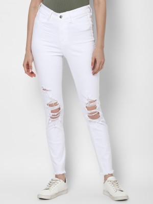 American Eagle Outfitters Slim Women White Jeans