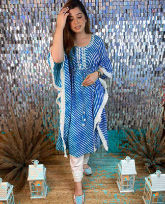 Diyansh Creations Printed Georgette Women Kaftan
