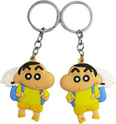 S Mark Rubber Keychain Multi Color For Men And Women | 2PCZ | ( SchinChain ) Key Chain