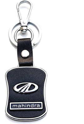 Jainsburys keychain Mahindra Logo Leather Hook Keychain & Beat Quality Keychain Key Chain