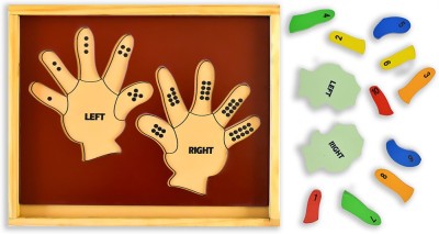 ilearnngrow Learn the Counting - Left Hand and Right Hand(Multicolor)