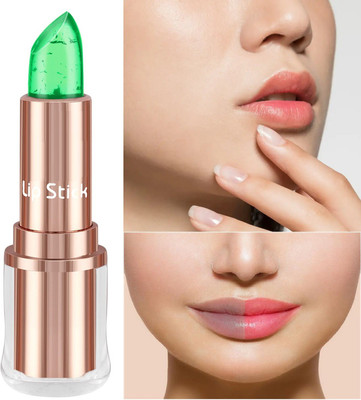 YAWI GLOSSY FINISH WATER PROF & LONG COLOR CHANGING LIPSTICK FOR ALL SKINv(green, 3.8 g)