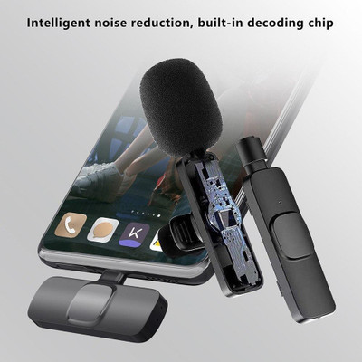 IMMUTABLE K8 Wireless Collar Mic Mini Omnidirectional Lapel Collar R52 Microphone