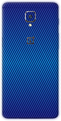 BugguSkin Blue Carbon Fibe One Plus 3T Back skin Guard, OnePlus 3T Mobile Skin(Ultra Blue Carbon Fibe Skin With Matte Finish, Matte Skin (Back+Side+Camera))