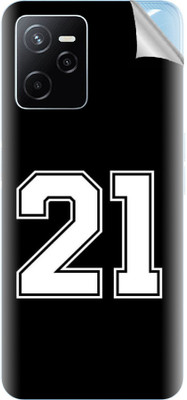 Snooky Realme Narzo 50A Prime Mobile Skin(Black)