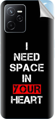 Snooky Realme Narzo 50A Prime Mobile Skin(Black)