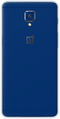 BugguSkin Dark Blue Matte One Plus 3T Back skin Guard, OnePlus 3T Mobile Skin(Ultra Dark Blue Matte Skin With Matte Finish, Matte Skin (Back+Side+Camera))