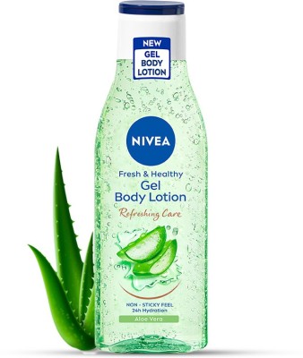 NIVEA Aloe Vera Gel Body lotion, 24H hydration, Non-Sticky & fast absorbing,