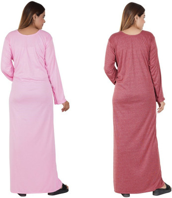 INSTRY Women Maternity/Nursing Nighty(Multicolor)
