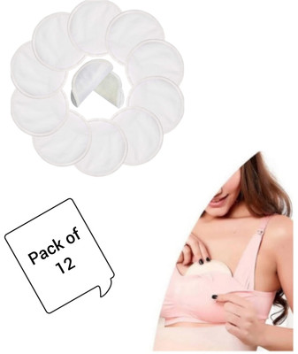 Diptych enterprises Reusable Nursing breast feeding pad/maternity pad Nursing Breast Pad(Pack of 12)