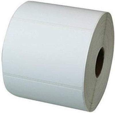 chahattraders self- adhesive Paper Label(White)