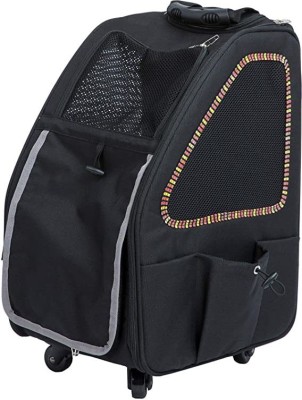 PETIQUE Black Backpack Pet Carrier(Suitable For Cat, Dog, Rabbit)