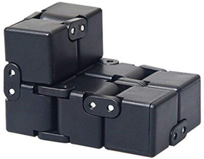 Ya Qi Li Infinity Cube Fidget Toy for Kids and Adults Relaxing Black 105(1 Pieces)