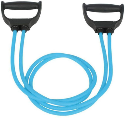 hasyaahub Double Resistance Band Toning Tube Exerciser Fitness Pulling Rope for Men/women Resistance Tube(Multicolor)