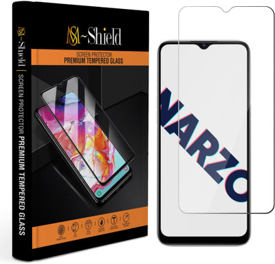 MS-Shield Edge To Edge Tempered Glass for Realme Narzo 10A(Pack of 1)