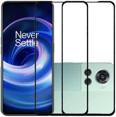 AARERED Edge To Edge Tempered Glass for Oneplus 10R, Oneplus 10R 5G(Pack of 2)