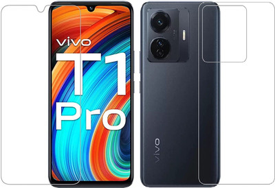 4 YARDS Front and Back Tempered Glass for VIVO T1 Pro 5G(Pack of 1)