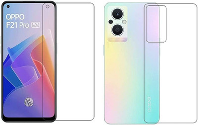 4 YARDS Front and Back Tempered Glass for Oppo F21 Pro 5G(Pack of 1)