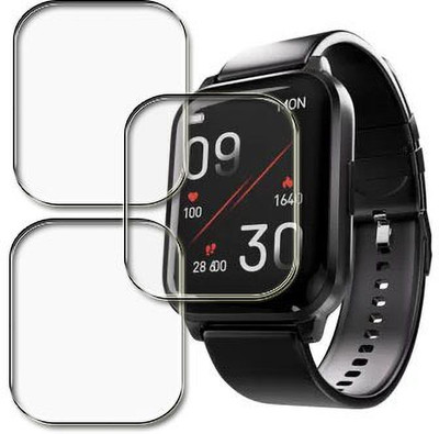 tombik Screen Guard for Q4-Fire Boltt Ninja 3 Smartwatch PACK-3(Pack of 3)