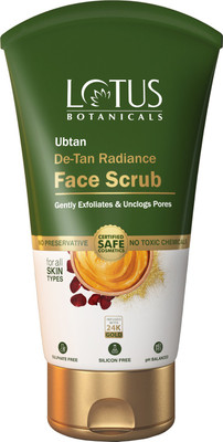 Lotus Botanicals Ubtan De-Tan Radiance Face Scrub  (100 G) For Rs. 147 @ 50 %