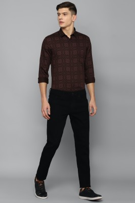 LOUIS PHILIPPE Men Checkered Casual Maroon Shirt