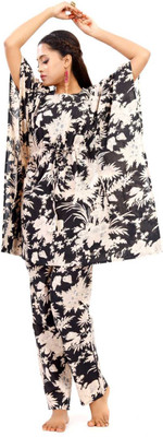 Shri Ganesh Impex Women Floral Print Multicolor Night Suit Set