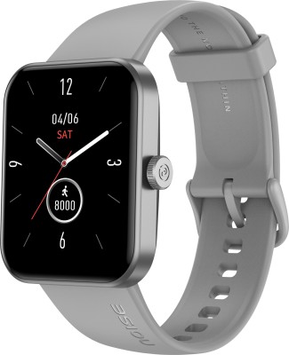 Noise ColorFit Caliber Go Smartwatch(Grey Strap, Regular)