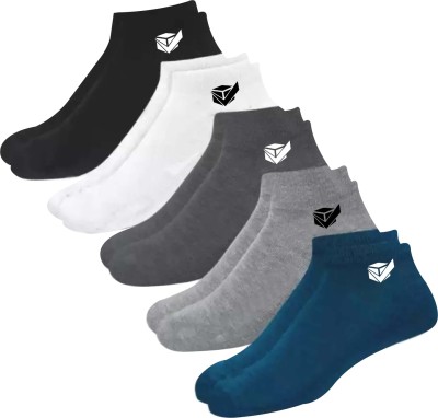 Buybox Men & Women Solid Ankle Length(Pack of 5)