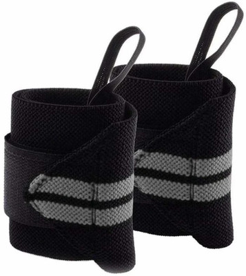 KASO Black Wrist Band Wrist Support(Black)